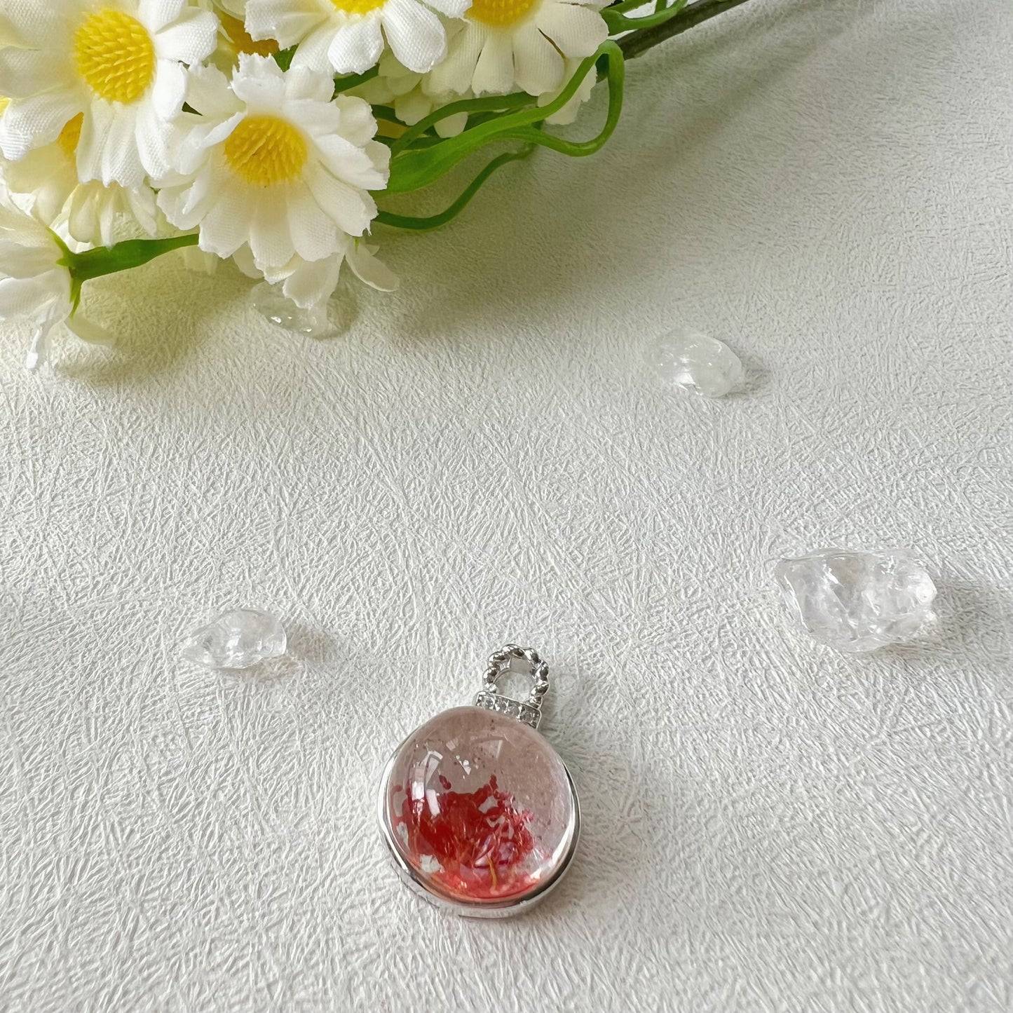 錦鯉膠花圓珠頸鏈