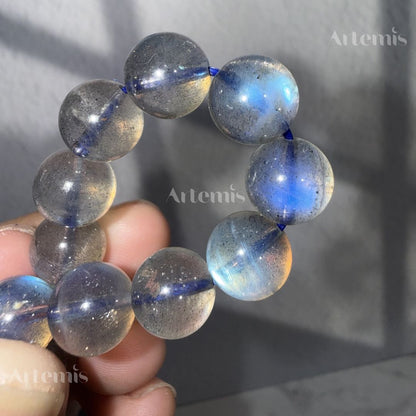 10mm+ 高冰透灰月光石 GM001